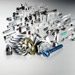 Rivets rondelles de securité ecrou circlips anneaux visserie chc tête hexagonale vis sans tête ecrou frein à sertir et visserie fixation aux normes